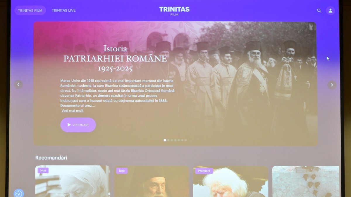 TRINITAS FILM, prima platformă de streaming cu profil creștin‑ortodox