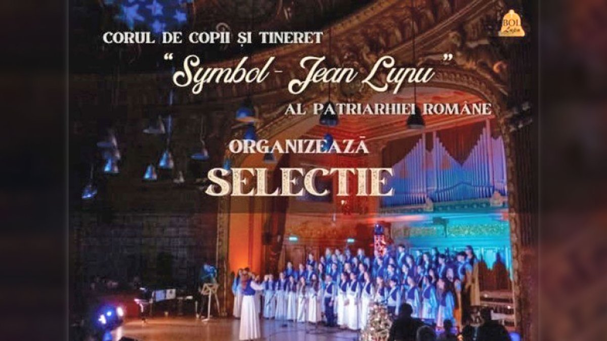 O nouă selecție organizată de Corul „Symbol - Jean Lupu”