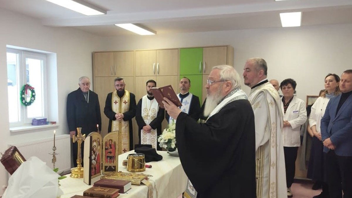Binecuvântare la Spitalul de Boli Psihice Cronice din Borşa, judeţul Cluj