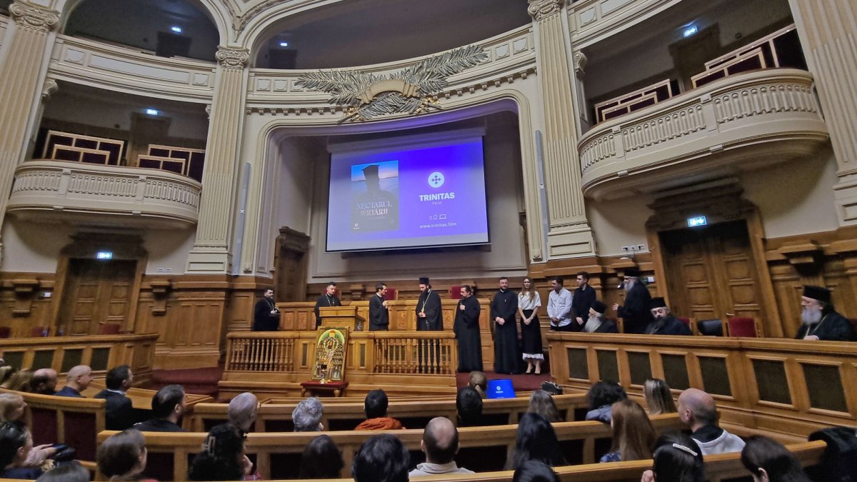 Filmul „Nectarul iertării - Sfântul Nectarie de la Eghina”, lansat în Capitală