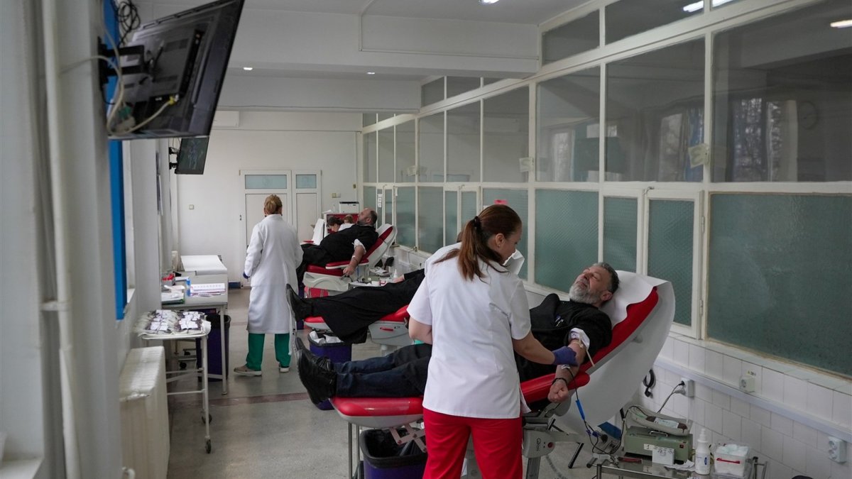 Acţiune de donare de sânge în municipiul Brăila