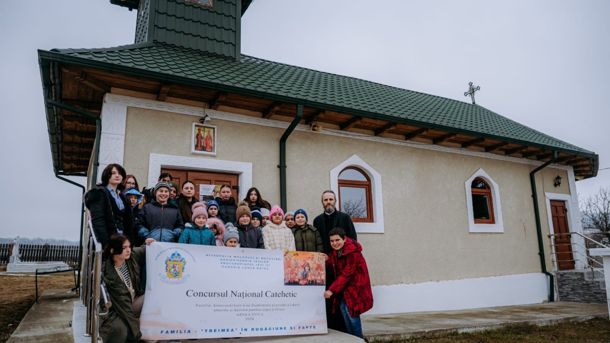 Cateheză la Biserica din Lunca Rateș, Iași