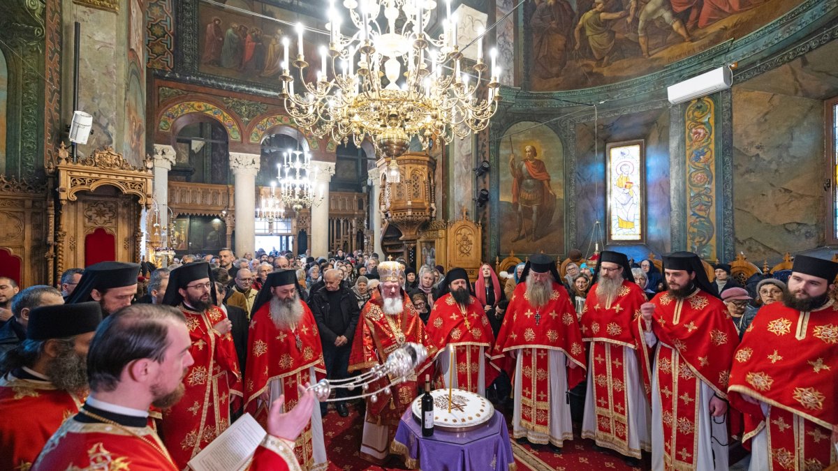 Cinstirea Sfinților 40 de Mucenici la Mănăstirea Antim