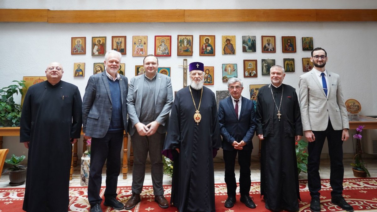 Delegație din Georgia în Arhiepiscopia Târgoviștei