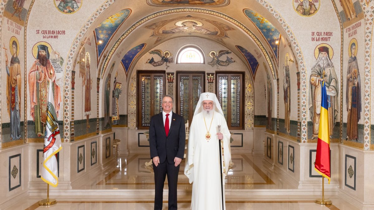 Noul ambasador al SUA la București, în vizită de prezentare la Patriarhia Română
