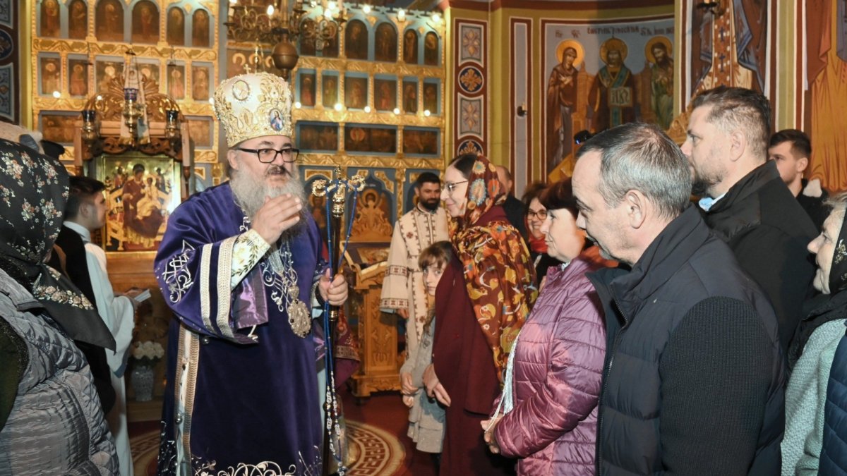 Popas de rugăciune la o biserică din județul Giurgiu