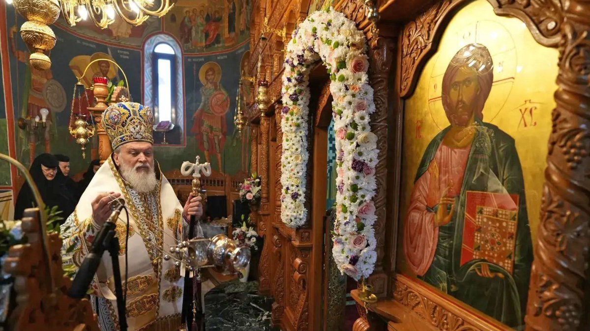 Slujire arhierească la Mănăstirea Chiroiu din Ialomița