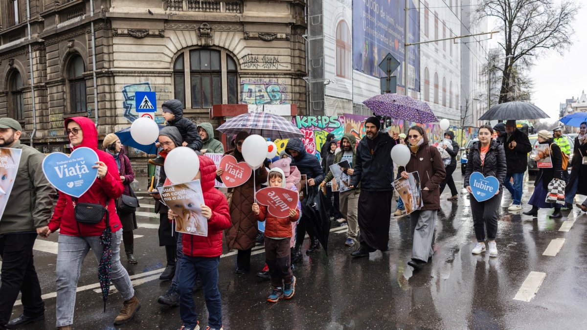 Marșul pentru ocrotirea vieții, în Capitală