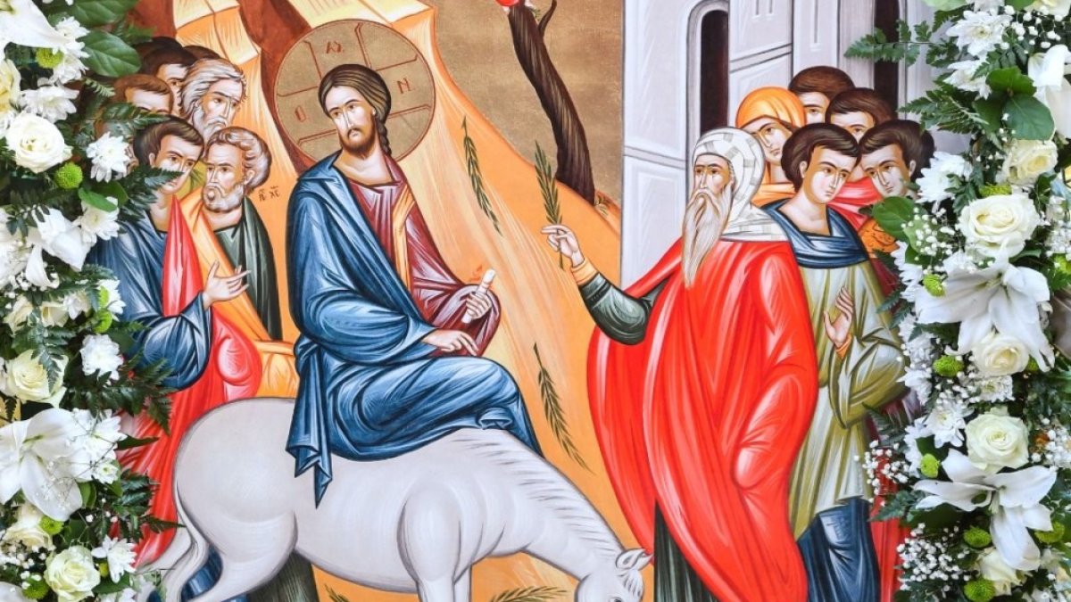 Hristos vine la Ierusalim pentru mântuirea noastră