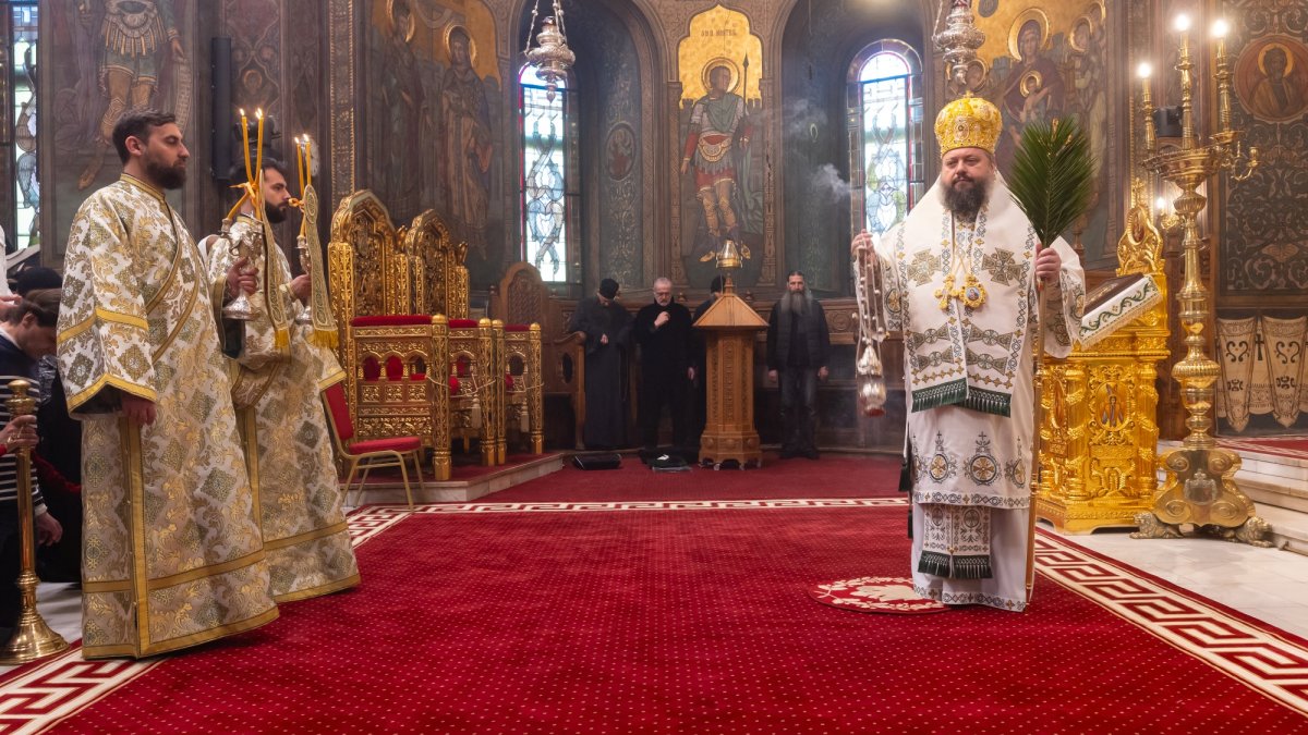 Praznicul Intrării Domnului în Ierusalim pe Colina Bucuriei