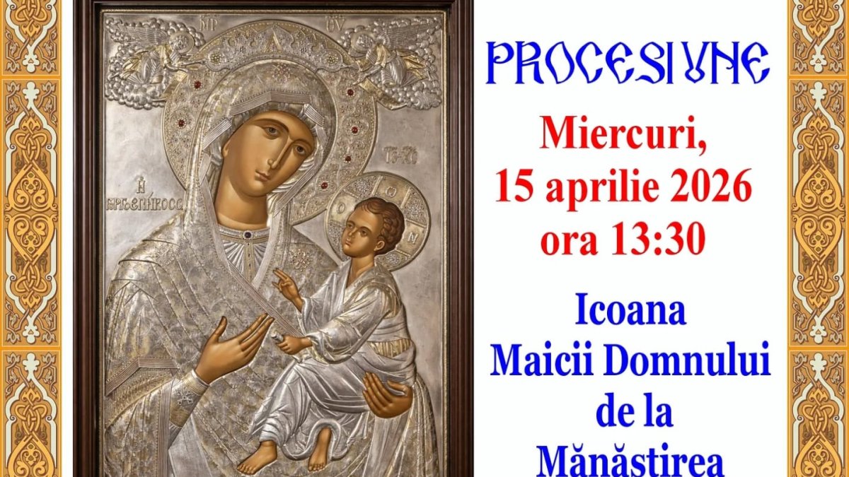 Icoana Maicii Domnului „Grabnic Ascultătoarea”, adusă în pelerinaj la Slobozia de hramul „Izvorul Tămăduirii”