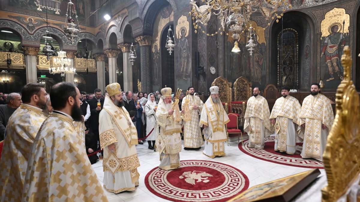 Sfânta Liturghie din noaptea de Paști, la Catedrala Patriarhală