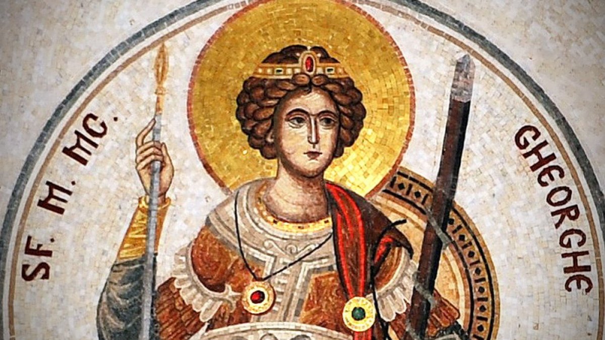 Sfântul Mare Mucenic Gheorghe, model pentru elevi