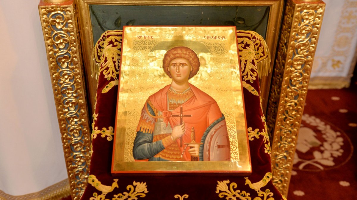 Sfântul Mare Mucenic Gheorghe, purtătorul de biruință - ocrotitorul principal al Paraclisului istoric al Reşedinţei Patriarhale