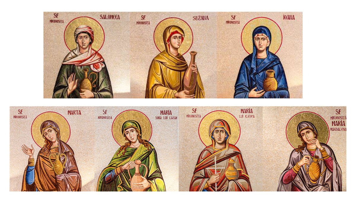 Sfintele Femei Mironosiţe, „martorii nemincinoşi şi cei dintâi ai Învierii”
