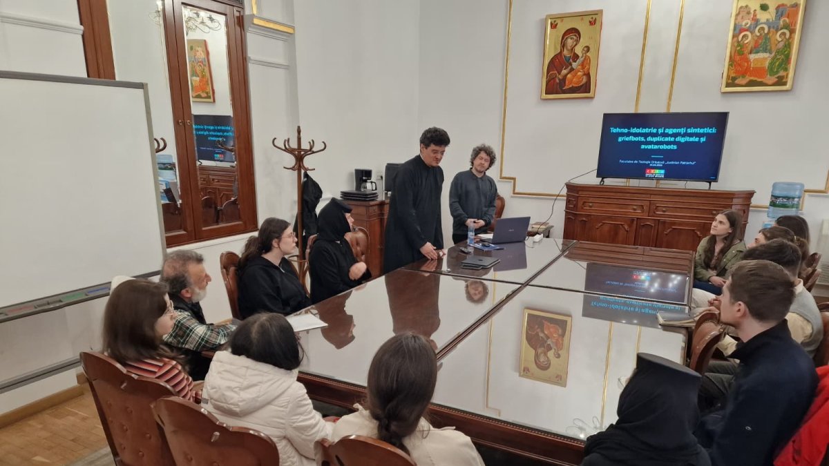 Dialog interdisciplinar despre inteligența artificială la Facultatea de Teologie Ortodoxă din București
