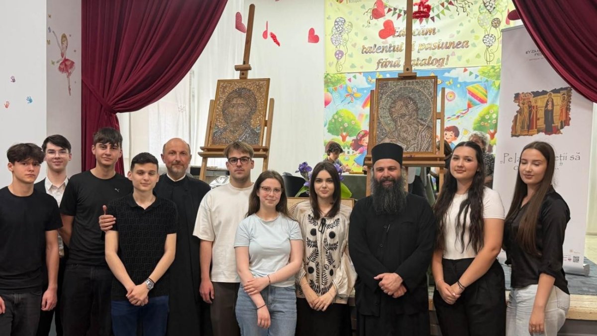 Copiii din Botoșani au descoperit arta mozaicului în cadrul Atelierului Eikon - IBMF 2026