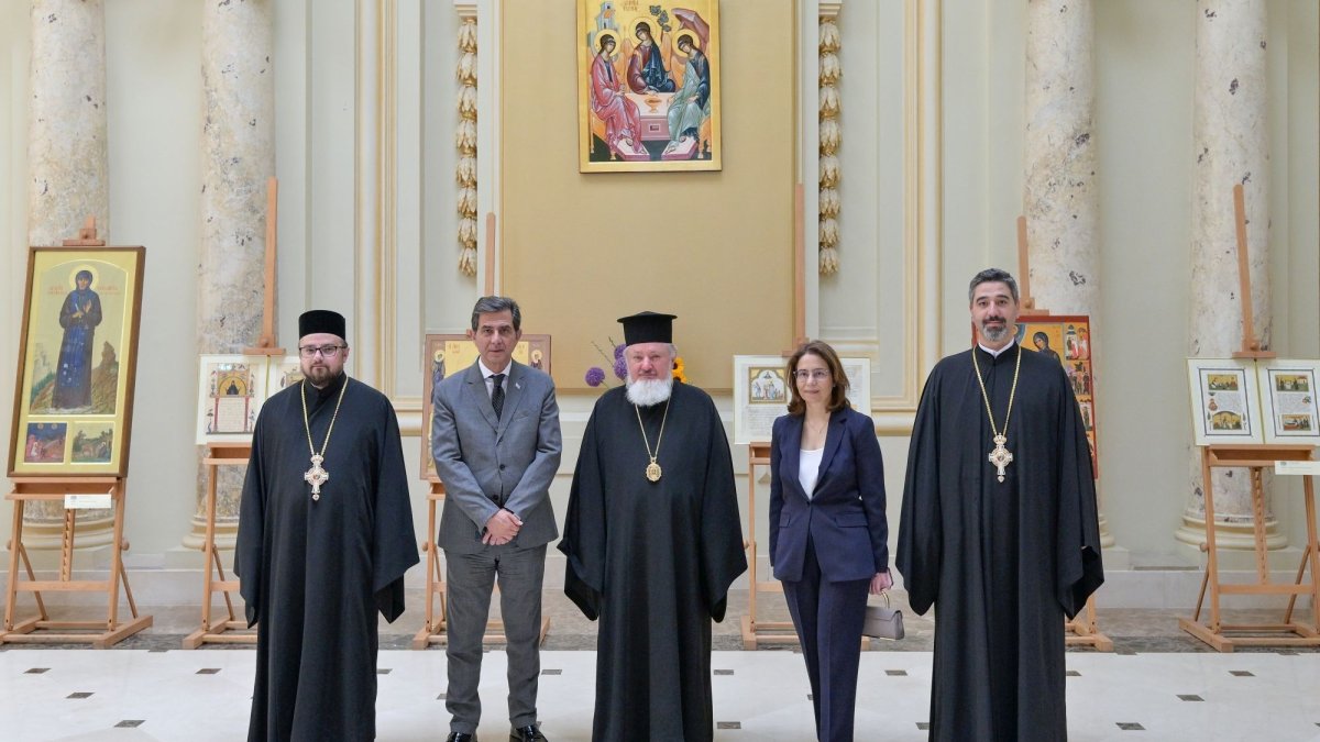 Ministrul adjunct al Macedoniei și Traciei (Grecia) în vizită la Palatul Patriarhiei