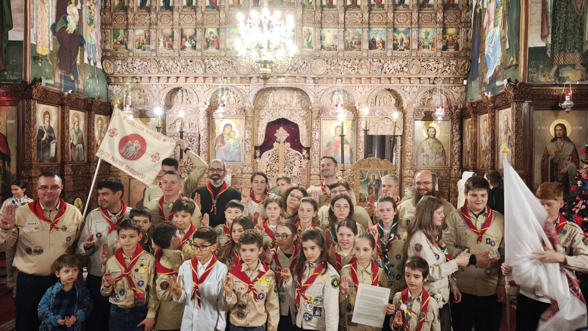 Catehizare prin cercetășie în Parohia Ghermănești