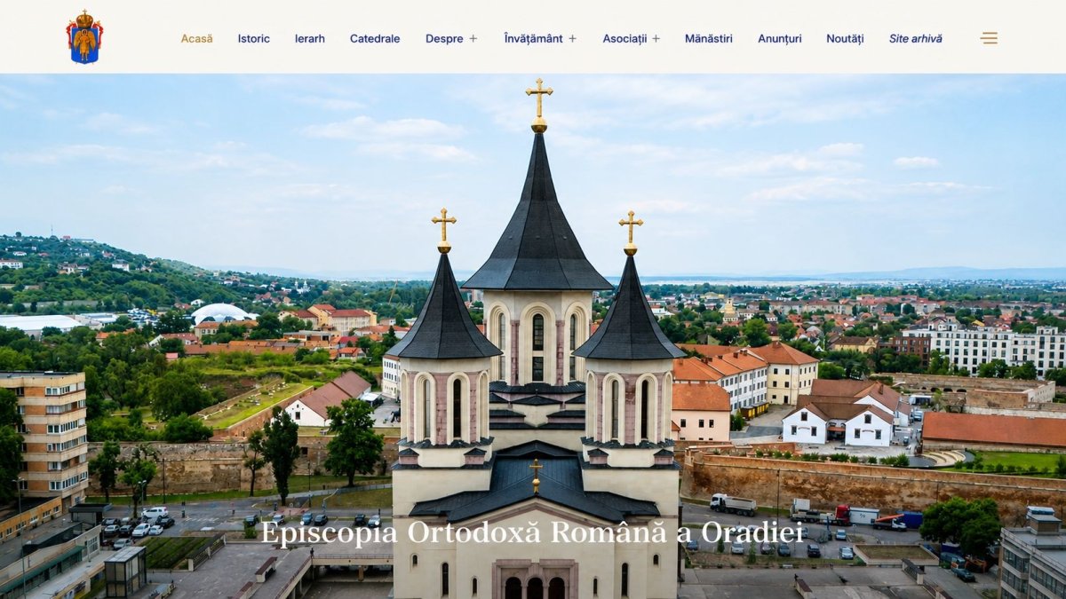 A fost lansat noul site al Episcopiei Oradiei