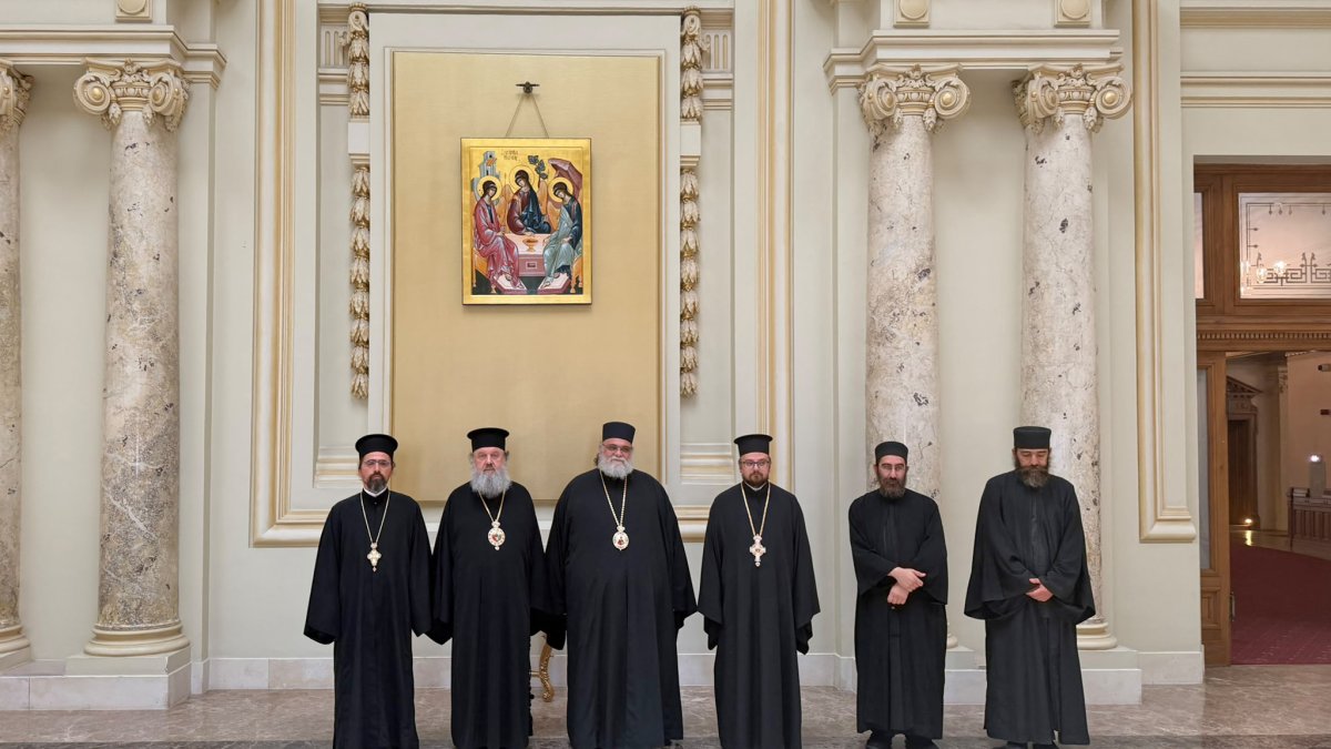 Mitropolitul Isaia de Tamassos și Orinis în vizită la Patriarhia Română
