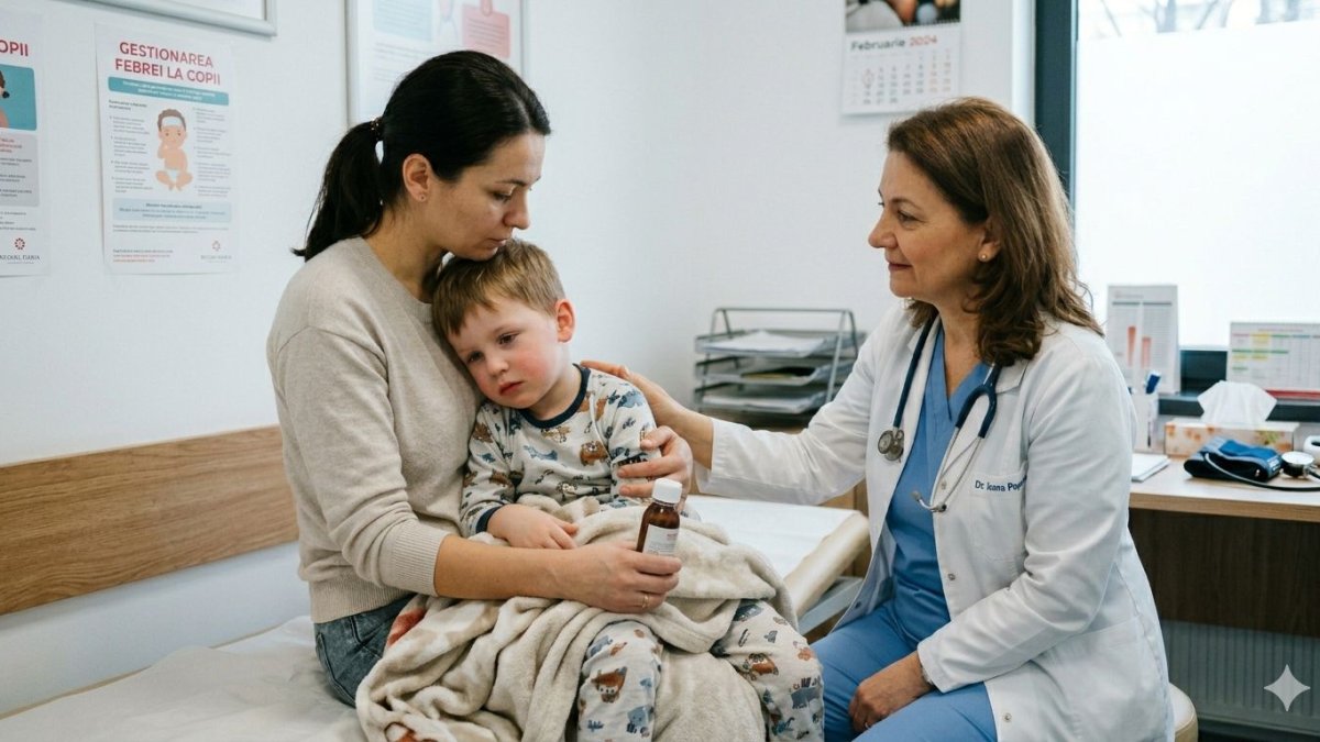 Febra la copil, între îngrijorarea părinților și realitatea medicală