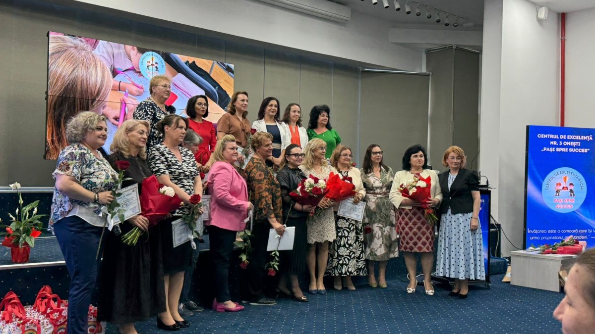 Festivitate de premiere la Centrul de Excelență din Onești, Bacău