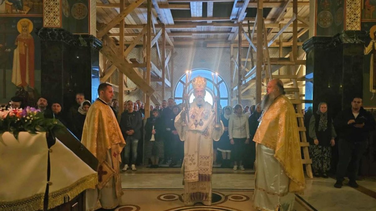 Hram la mănăstirea de la Muncel