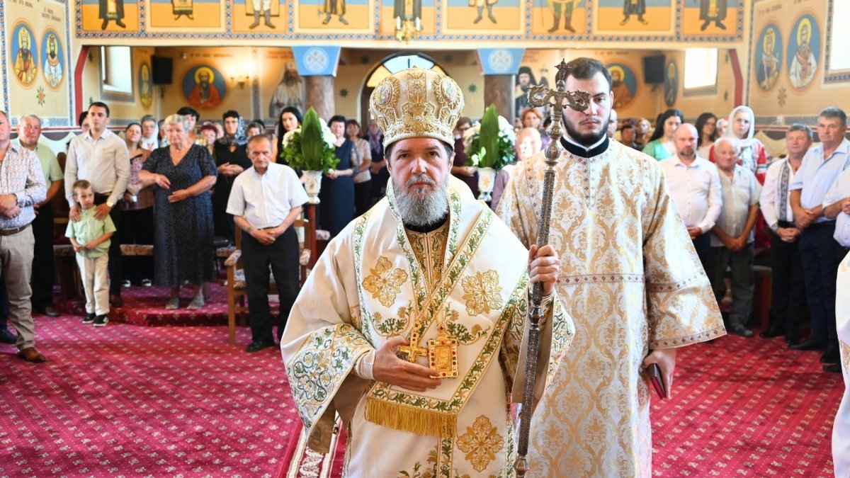 Binecuvântare arhierească în localitatea Margine, Bihor