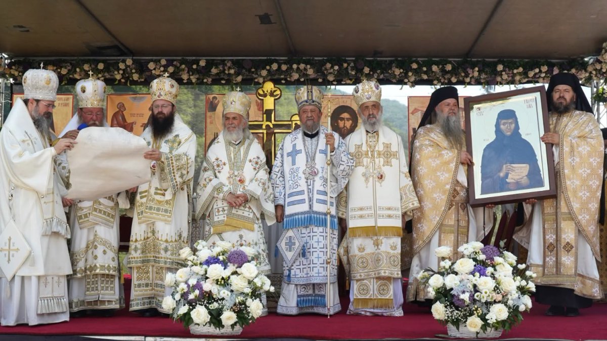 Proclamarea locală a canonizării Sfintei Cuvioase Filotimia la Râmeț