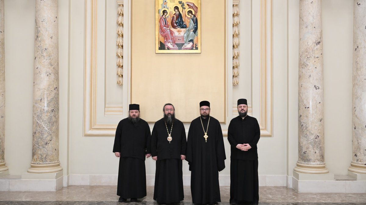 Delegație din Patriarhia Antiohiei în vizită la Palatul Patriarhiei 