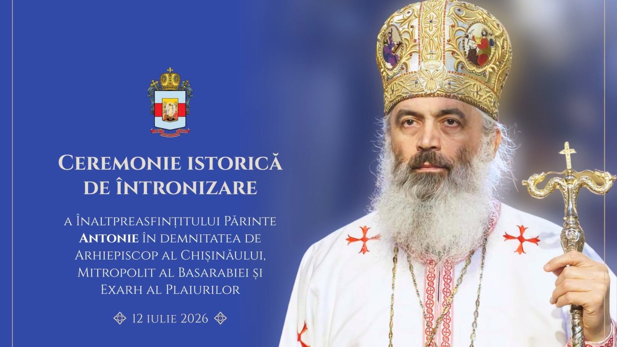 Întronizarea IPS Antonie ca Arhiepiscop al Chișinăului, Mitropolit al Basarabiei și Exarh al Plaiurilor