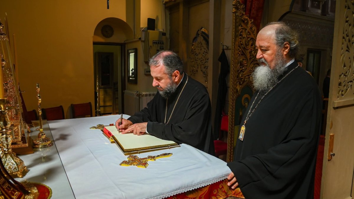 Episcopia Daciei Felix a primit vizita unei delegații a Episcopiei Caransebeșului
