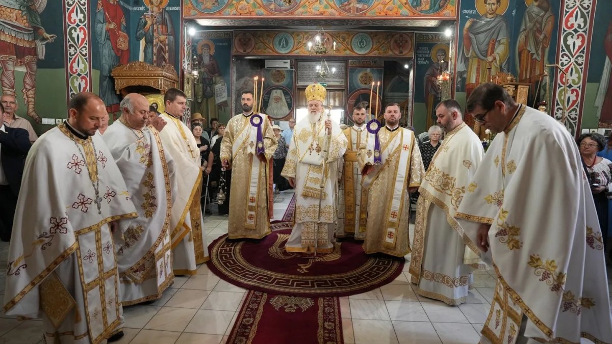 Popas de rugăciune la o parohie din Slobozia