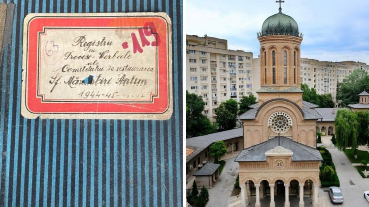 Restaurarea Mănăstirii Antim realizată în anii ‘40