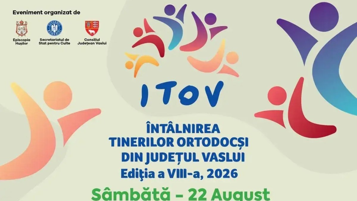 Peste 550 de tineri sunt așteptați la Întâlnirea Tinerilor Ortodocși din Vaslui