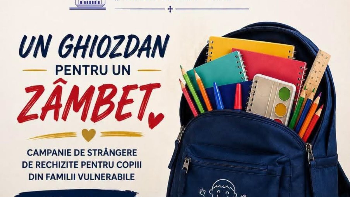 „Un ghiozdan pentru un zâmbet” la Arad