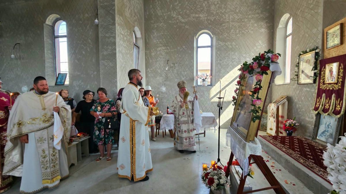 Binecuvântarea lucrărilor de la biserica Parohiei Baia 2 din judeţul Tulcea 