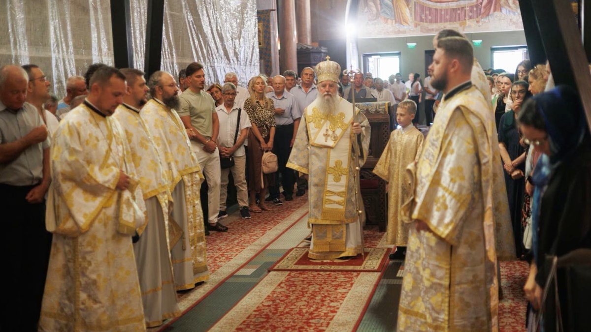 Slujire arhierească la Catedrala Mitropolitană din Cluj‑Napoca