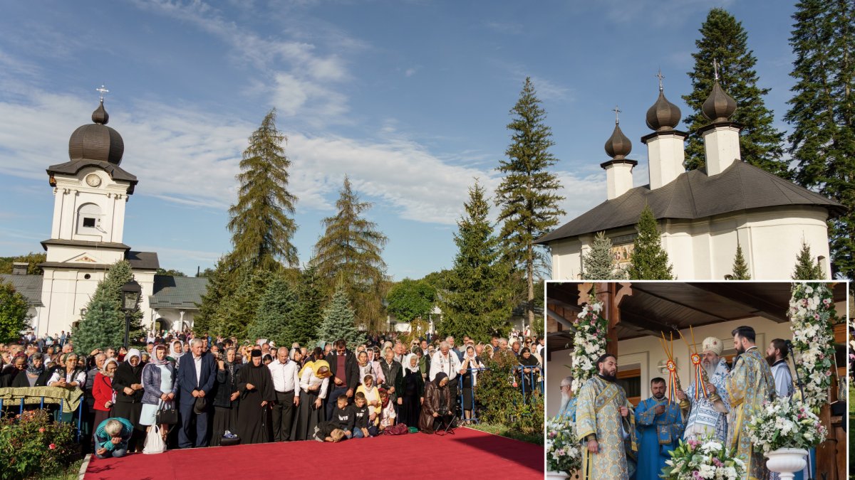 Slujire arhierească la hramul Mănăstirii Vorona