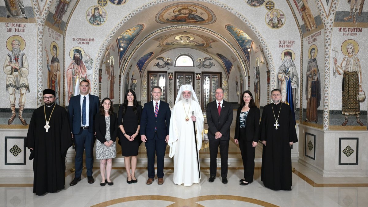Oaspeți din Statele Unite ale Americii, în vizită la Patriarhia Română