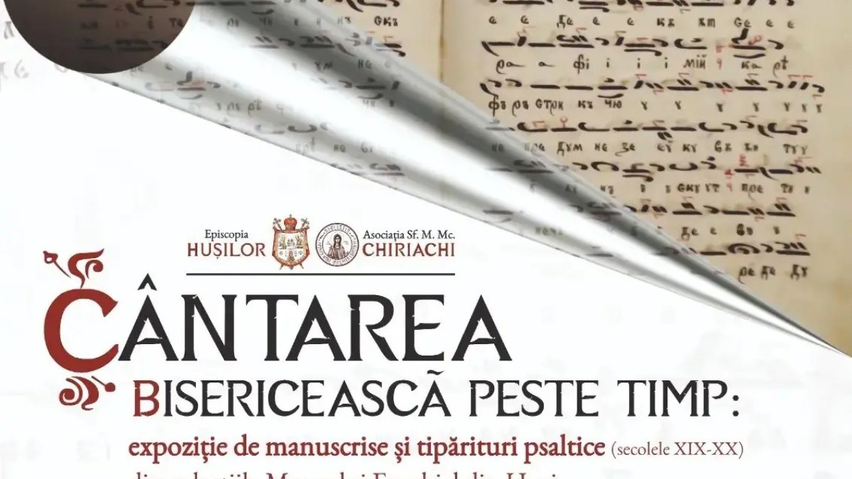 Expoziție de manuscrise și tipărituri psaltice la Bârlad
