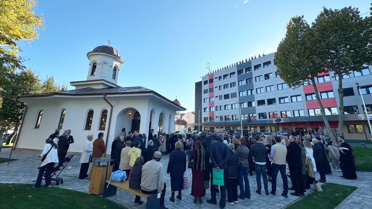 Binecuvântarea bisericii de la Spitalul de Urgenţă Bistriţa