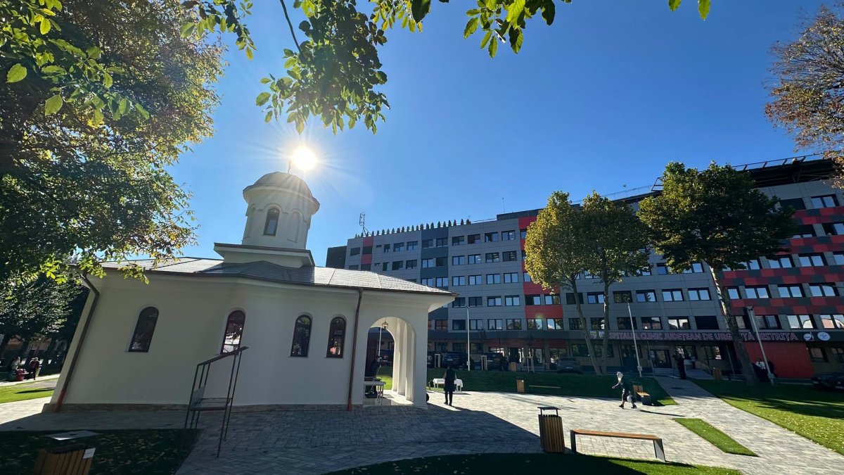 Binecuvântarea bisericii de la Spitalul de Urgenţă Bistriţa