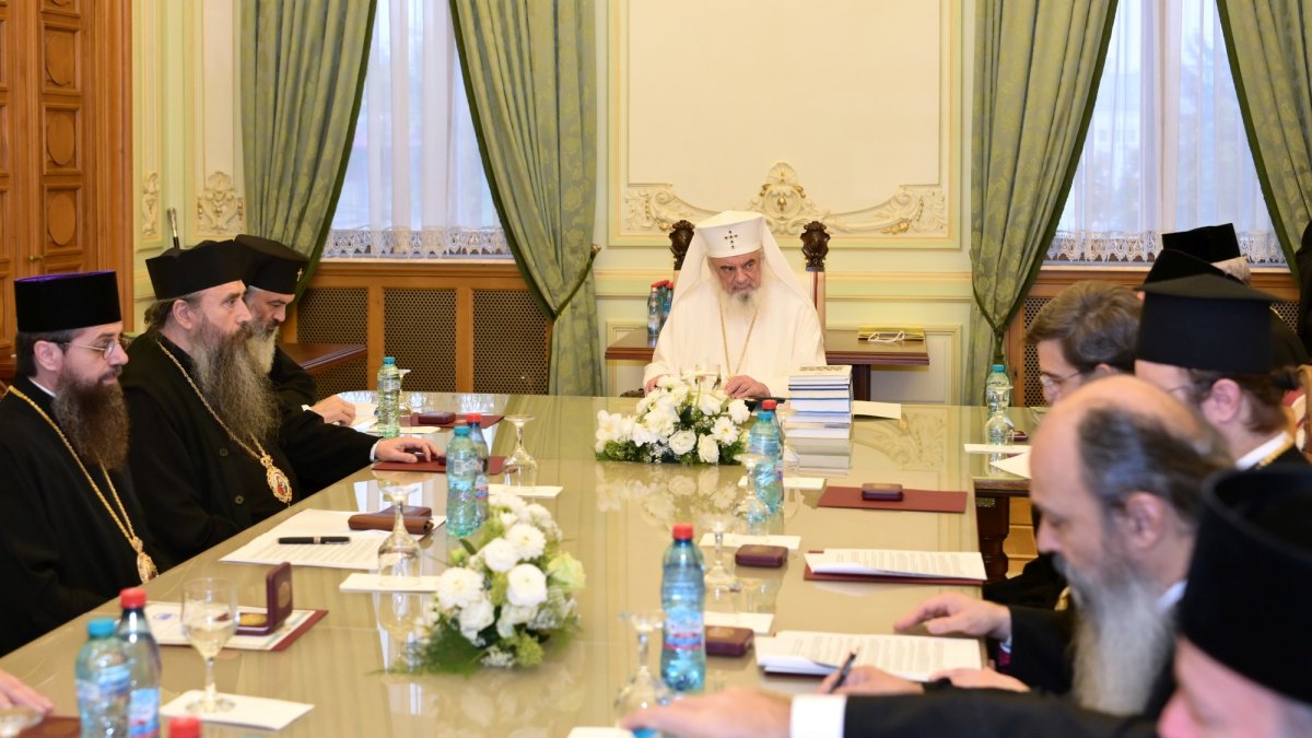 Întrunirea în ședință de lucru a Sfântului Sinod la Bucureşti