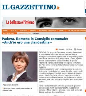 „Sper să reuşesc să sprijin cât mai mulţi şomeri români din Padova“