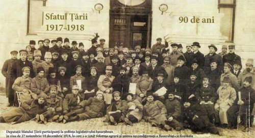 La Chişinău s-au aniversat 92 de ani de la Unirea Basarabiei cu România