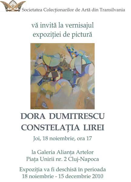 Lucrările pictoriţei Dora Dumitrescu, la Cluj