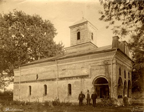 Mănăstirea Băldana din ţinutul Dâmboviţei, la 1900