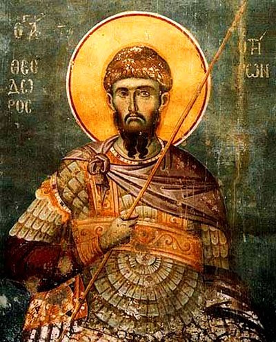 Sfântul Teodor Tiron ocroteşte multe lăcaşuri